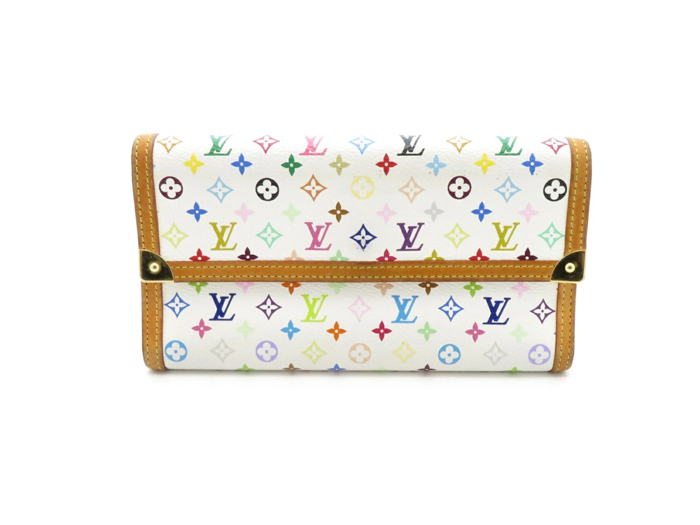 Louis Vuitton White Blanc Internationale Multicolor Portefeuille White - Picture 2 of 8